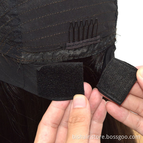 Vast drop shipping wholesale Straight headband wig human hair headband wigs for black women wig headband